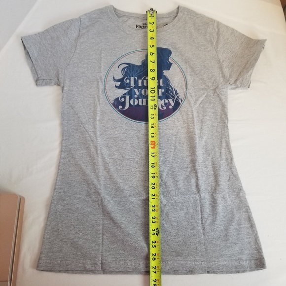 Disney Frozen 2 Princess Anna Trust your Journey Forest Graphic Tee Shirt New - Picture 7 of 7